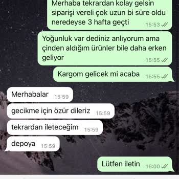 Gofeel TR'den Siparişlerim 3 Haftadır Gelmedi