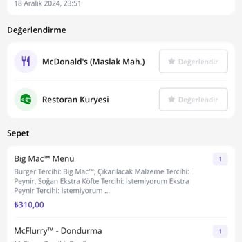 İptal Edilen Sipariş Ve İade Sorunu