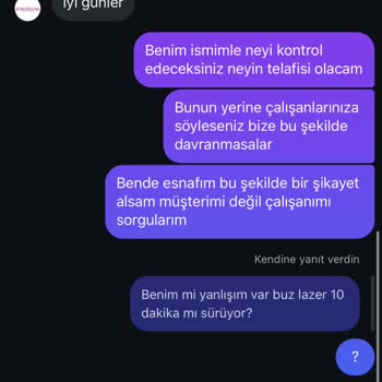 Buz Lazer Seans Süresi Ve Müşteri Hizmeti Sorunu