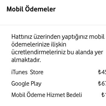 Vodafone'dan Haksız İtunes Ücret Kesintisi