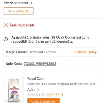 Kedilerim Zehirlendi: Trendyol'dan Aldığım Mama Felaketi