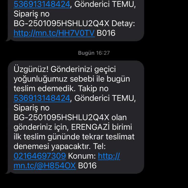 Kargo Teslimatında Büyük Hayal Kırıklığı