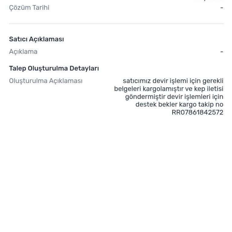 Trendyol'da Devir İşlemi Çıkmazı