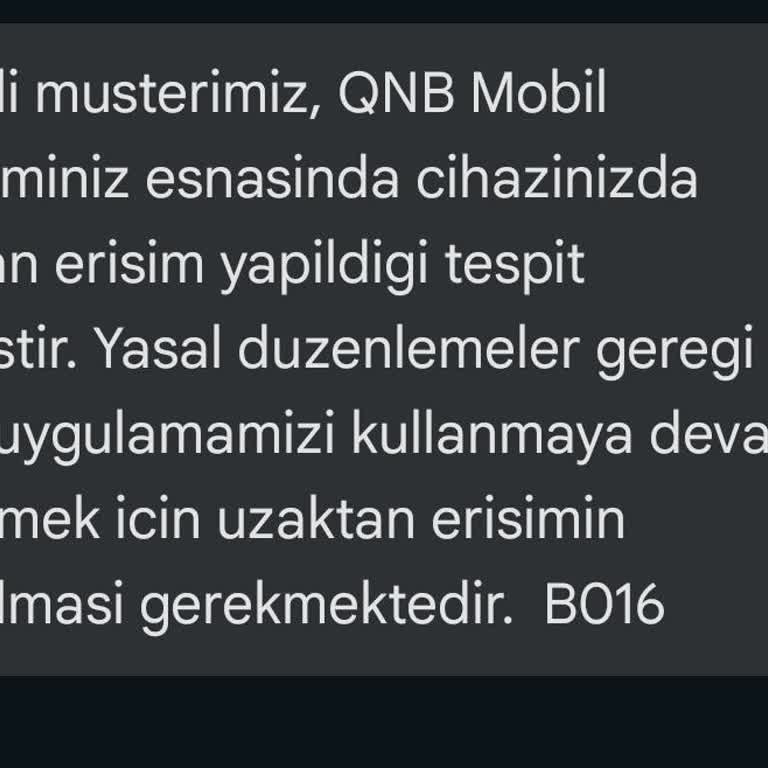 QNB Mobil Uygulamasına Erişim Sorunu Ve Müşteri Hizmetleri Çıkmazı