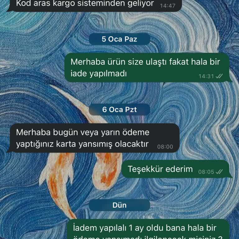 Ücret İadesi Bekleyen Müşteri Mağduriyeti