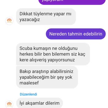 Kalitesiz Kumaş Ve Yetersiz Müşteri Hizmeti