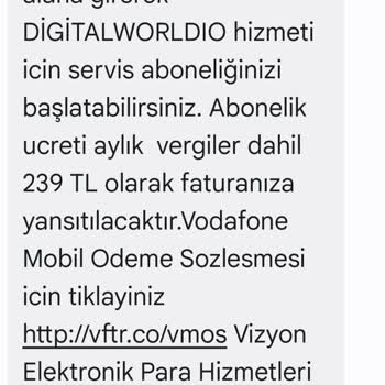 Digital World Bilinçsiz Abonelik Ve Haksız Fatura Ücreti Şikayeti
