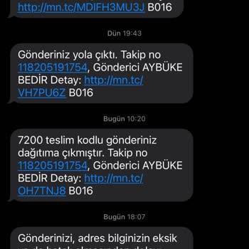 Teslimat Adresinde Gizemli Hata