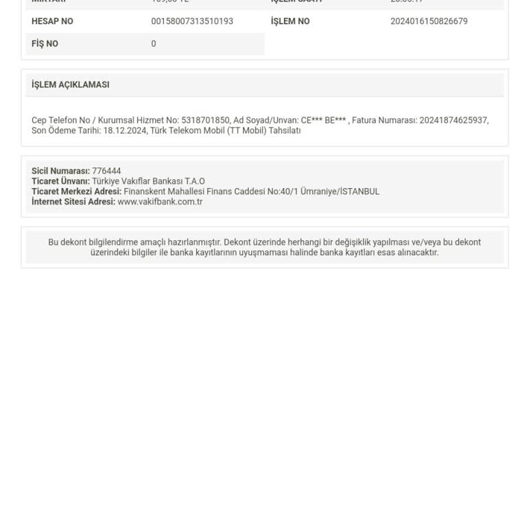 Yanıltıcı Fatura Ve Müşteri Hizmetleri Deneyimi