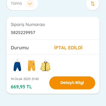 Ebebek Uygulamasında Sipariş Ve İade Sorunu