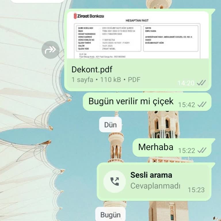 Çiçek Siparişi Mağduriyeti
