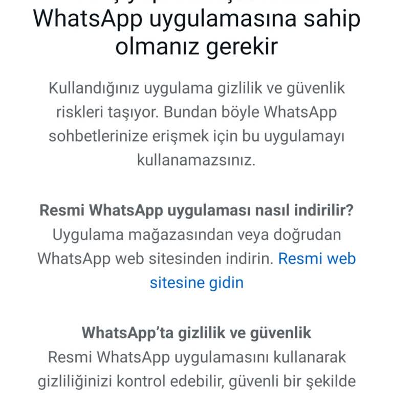 WhatsApp Kod Sorunu: Giriş Yapamama