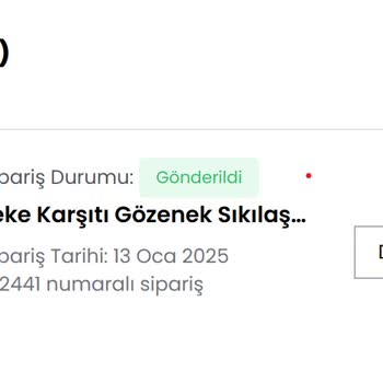 Siparişim Gönderildi Görünüyor Ama Elime Ulaşmadı