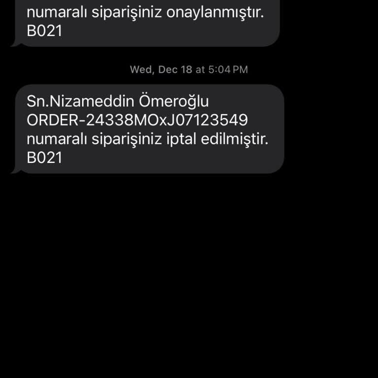 Kedi Maması Siparişi Ve Ücret İadesi Sorunu