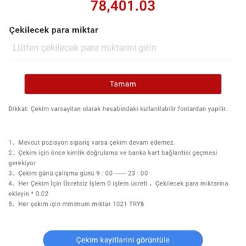 Yatırım Platformunda Para Çekme Sorunu
