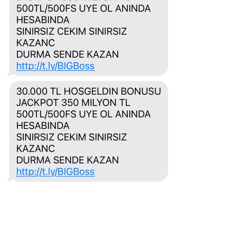 Bigboss Bahis Sitesinden Gelen Sürekli Mesajlar Rahatsız Ediyor