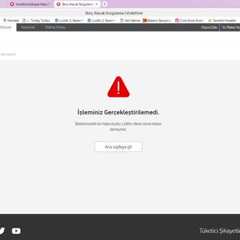 Vodafone İade Talebi Sürecinde Karşılaşılan Hata