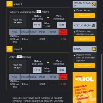 Haksız Bagaj Ücreti Mağduriyeti