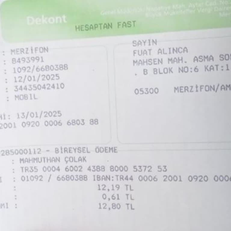 Fast İşleminde Para Transferi Sorunu Ve İade Talebi