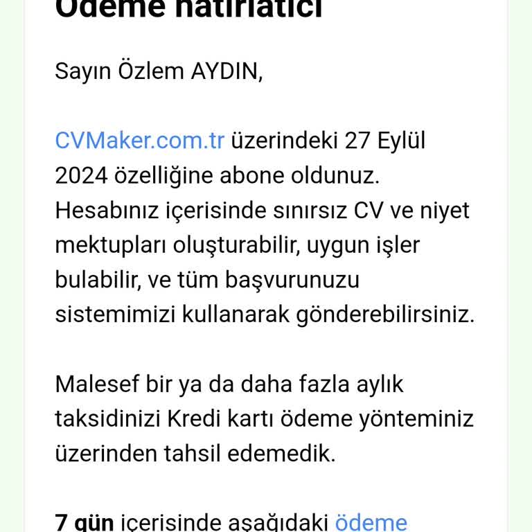 Sürekli Ödeme Talepleriyle Mağduriyet