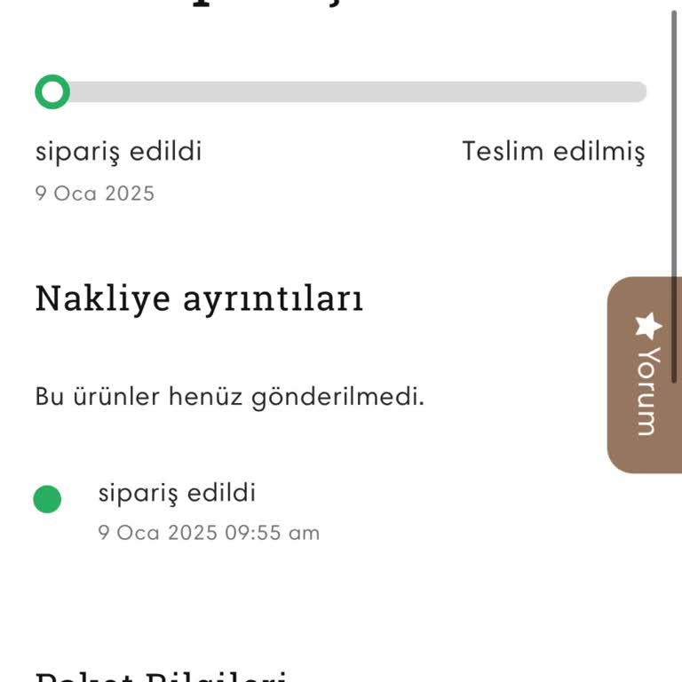 10 Gündür Ulaşmayan Sipariş Ve İletişimsizlik Sorunu