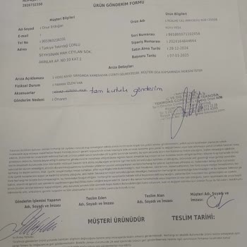 Teknik Servis Ve İade Sürecinde Hayal Kırıklığı