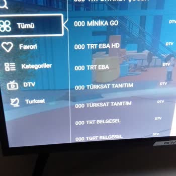 Onvo Smart TV'de Kanal Sorunu