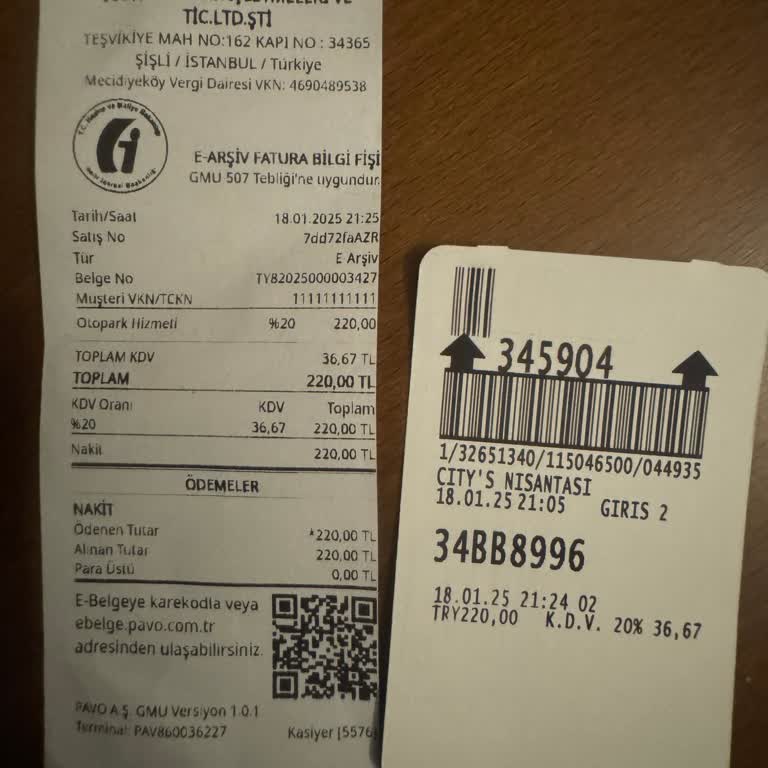 Fahiş Otopark Ücreti Şoku