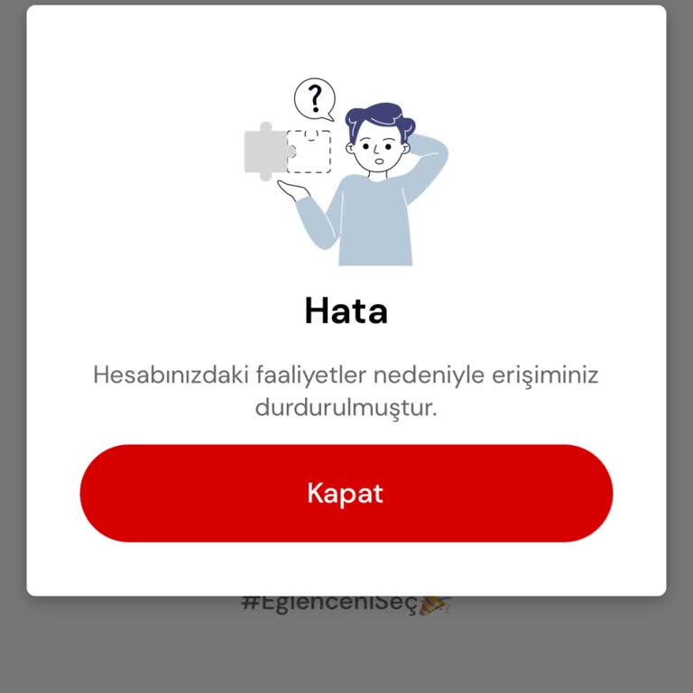 Passo Uygulamasında Hesap Blokesi Sorunu