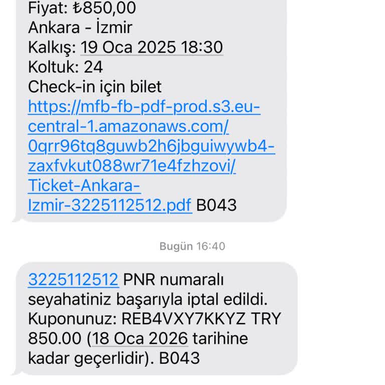 Kamil Koç'tan Para İadesi Yerine Kupon Mağduriyeti