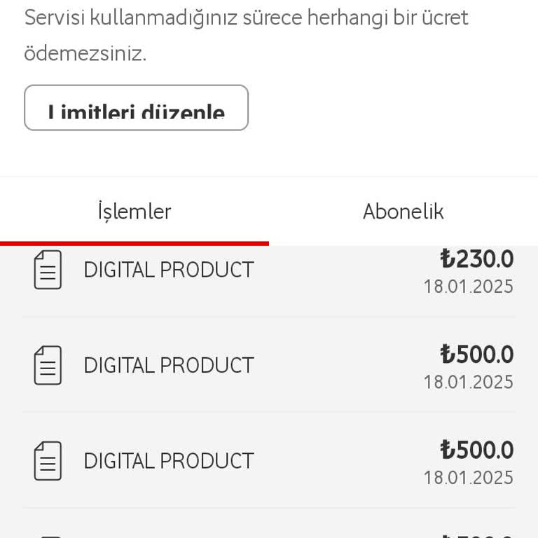 Yetkisiz İşlem Mağduriyeti