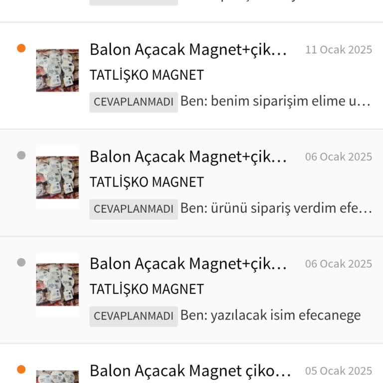 Kayıp Sipariş Ve İletişimsizlik Sorunu