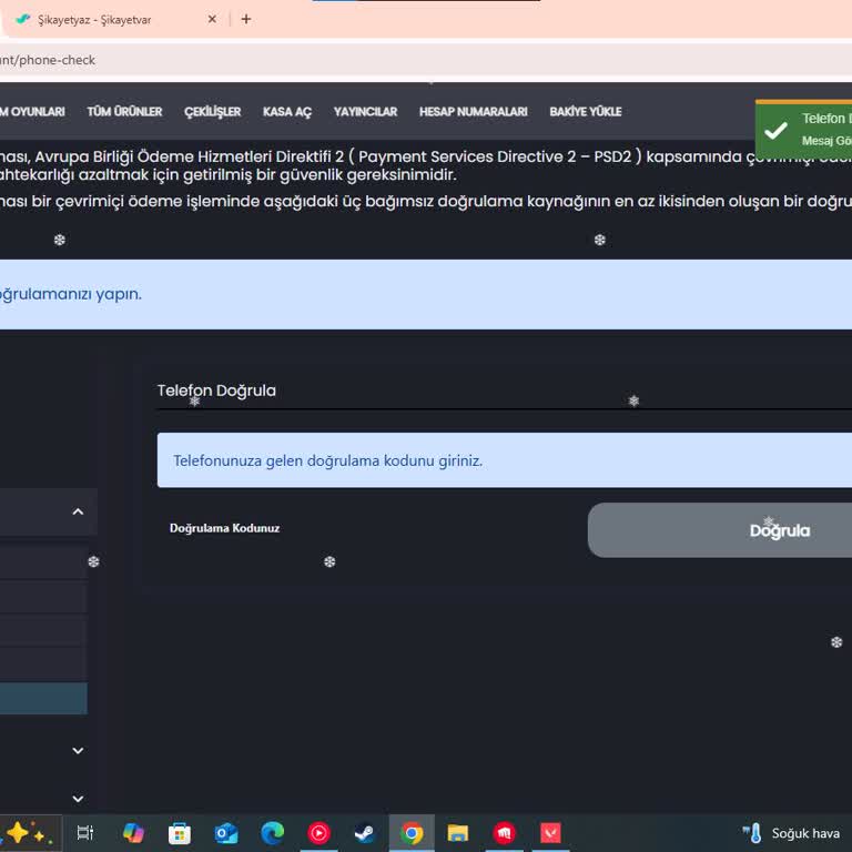 Telefon Doğrulama Kodu Gelmiyor, Siparişim Teslim Edilmiyor!