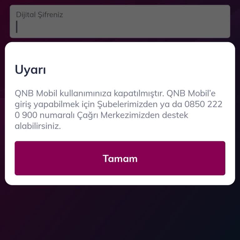 QNB Mobil Erişim Sorunu Ve Ödeme Zorlukları