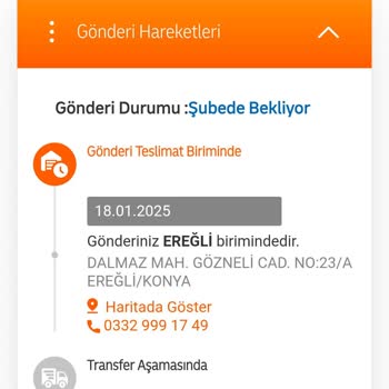 Teslimat Gecikmesi Ve Hayal Kırıklığı