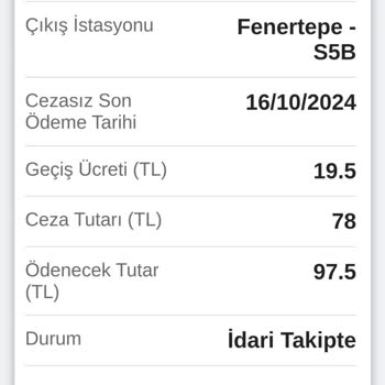Köprü Geçiş Cezaları İçin Tebligat Eksikliği