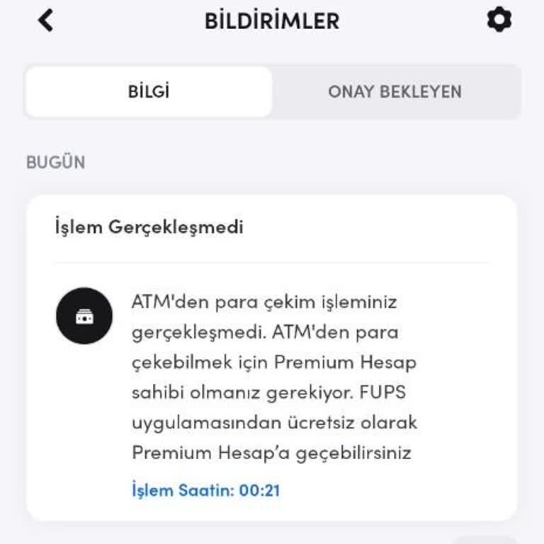 18 Yaş Altı Kullanıcılar İçin ATM'de Para Çekme Sorunu