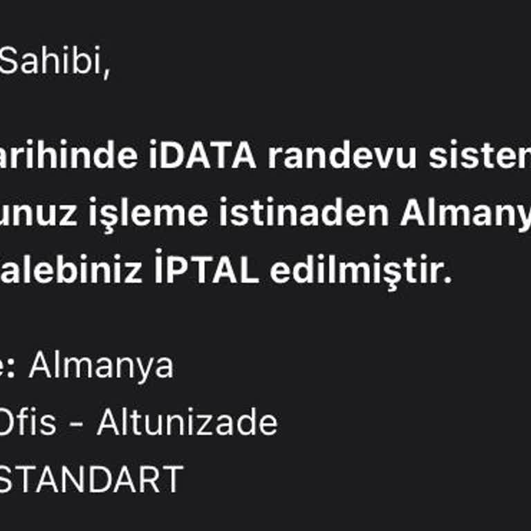 Yanlış İptal Edilen Vize Başvurusu Sorunu