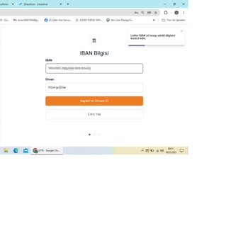 IBAN Numarasıyla Kayıt Sorunu