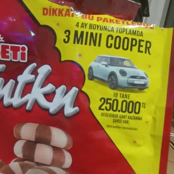 Eti Gıda Tutku'da Araba Çekilişi Kodu Yok