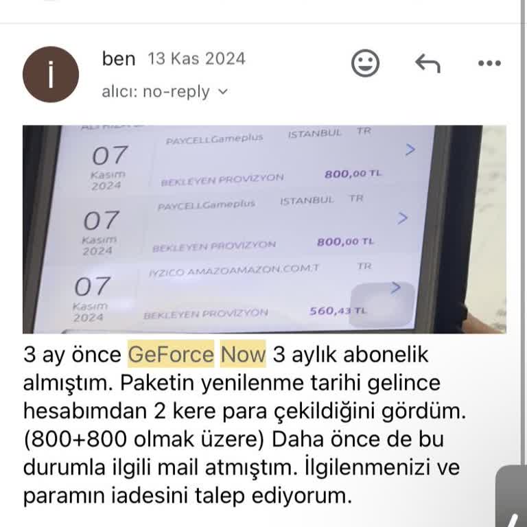 Çifte Tahsilat Ve İptal Edilmeyen Üyelik Mağduriyeti