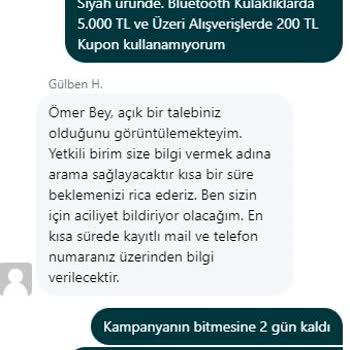 Müşteri Hizmetleri Ve İndirim Sorunları