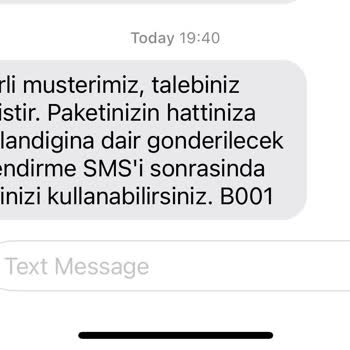 Satın Alınan Ek Paket Hattıma Tanımlanmadı