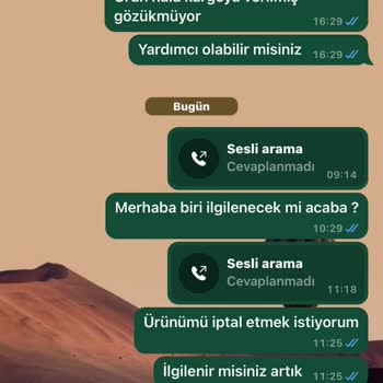 Kargo Siparişi Ve İade Sorunu