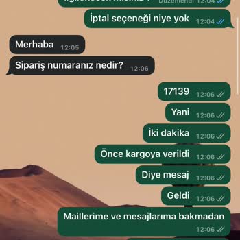 Kargo Siparişi Ve İade Sorunu