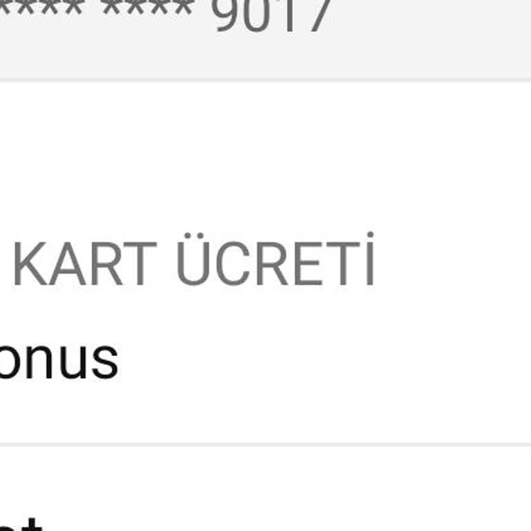 Kart Aidatı Mağduriyeti