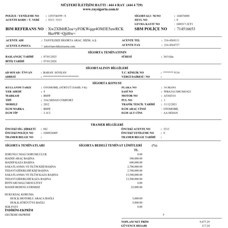 Trafik Sigortası İadesinde İletişim Sorunu
