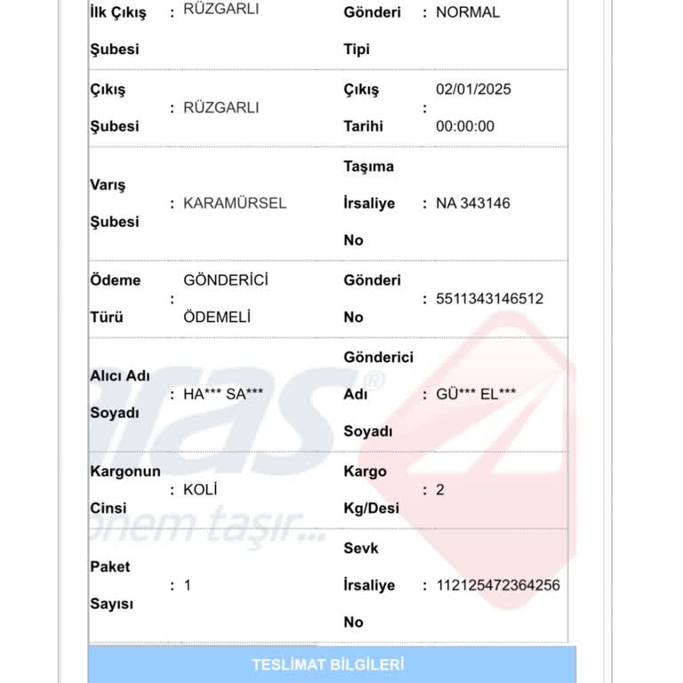 Kargo Teslim Edilmediği Halde Teslim Edildi Görünüyor