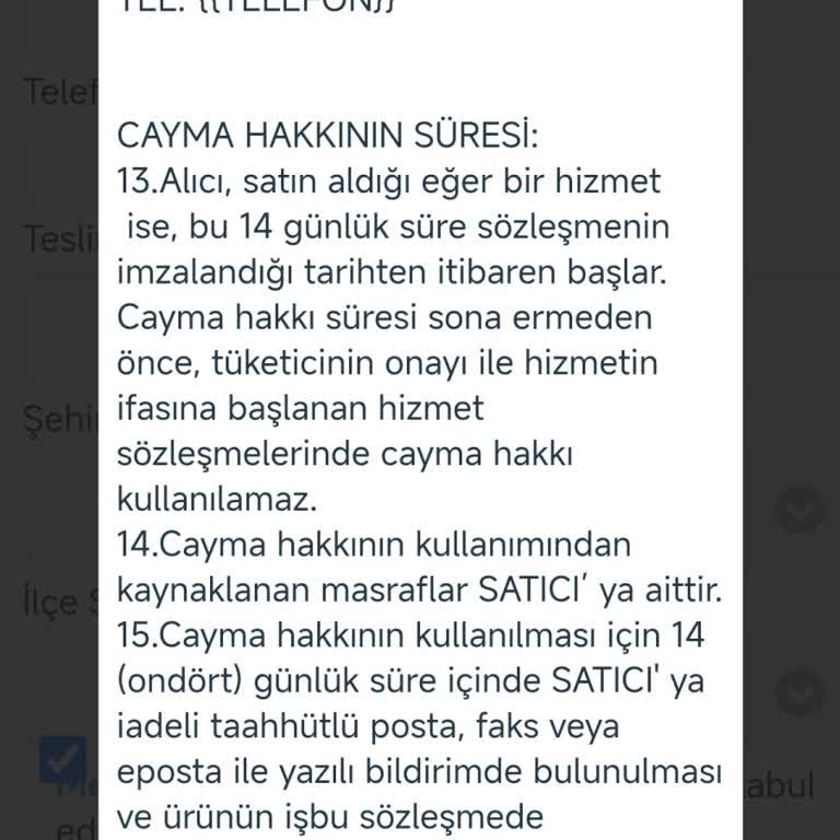 Cocukspor.derenticaret.site Sipariş İptali Yapılamadı, WhatsApp Ulaşılabilir Değil!