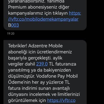 Vodafone Mobil Ödeme Hatası Ve Çift Faturalandırma Sorunu